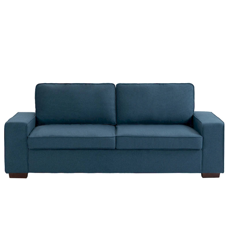 Modern 80 Upholstered Fabric 3-Seater Sofa