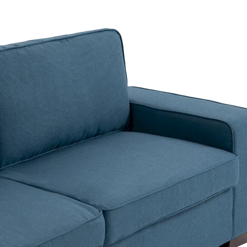 Modern 80 Upholstered Fabric 3-Seater Sofa