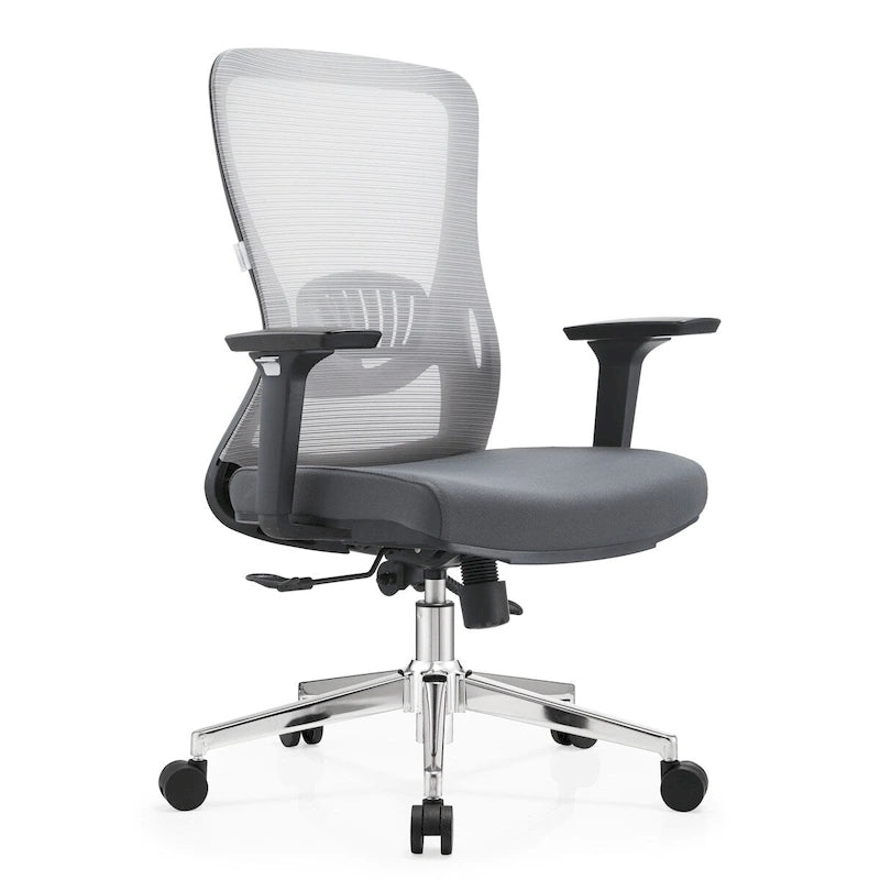 Cotton Office Chair with Mesh Mid-Back Series