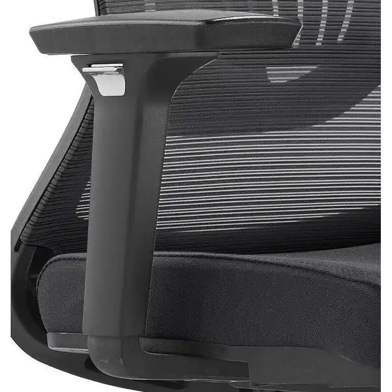 Cotton Office Chair with Mesh Mid-Back Series