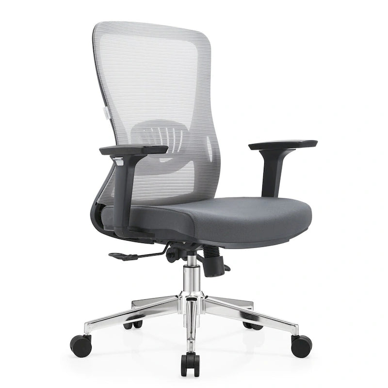 Cotton Office Chair with Mesh Mid-Back Series