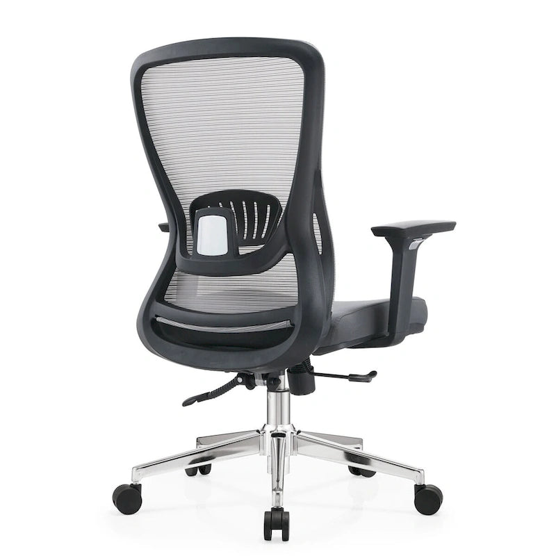 Cotton Office Chair with Mesh Mid-Back Series