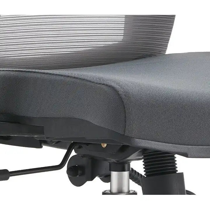 Cotton Office Chair with Mesh Mid-Back Series