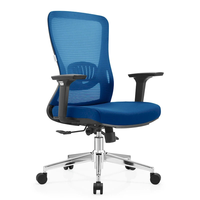 Cotton Office Chair with Mesh Mid-Back Series