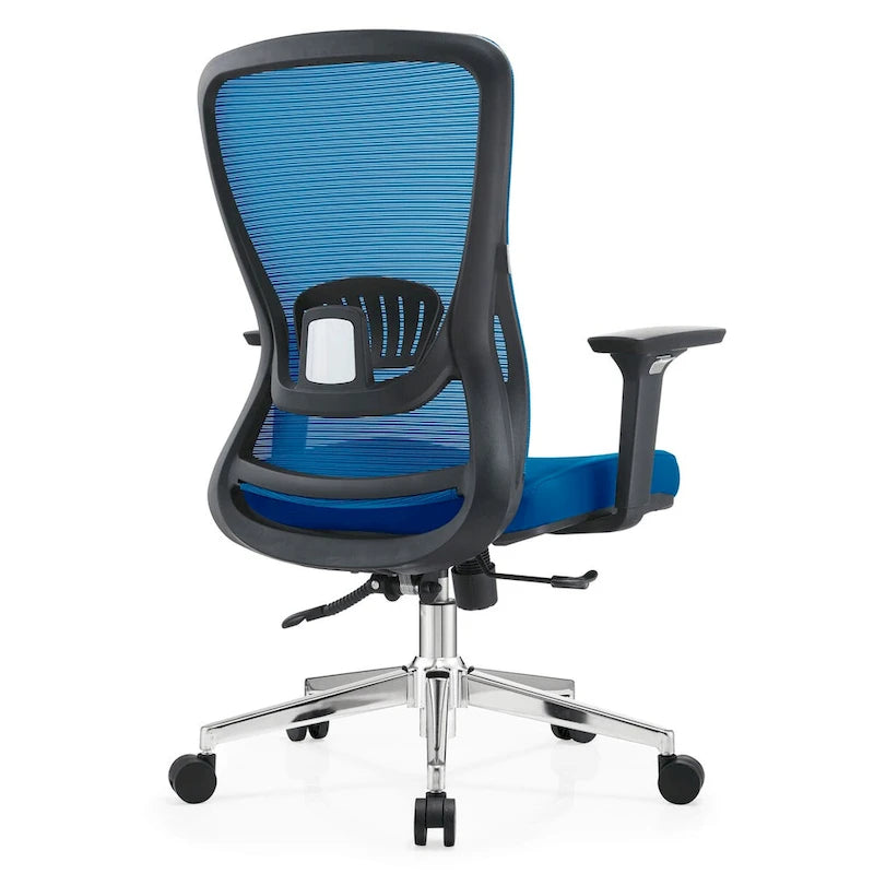 Cotton Office Chair with Mesh Mid-Back Series