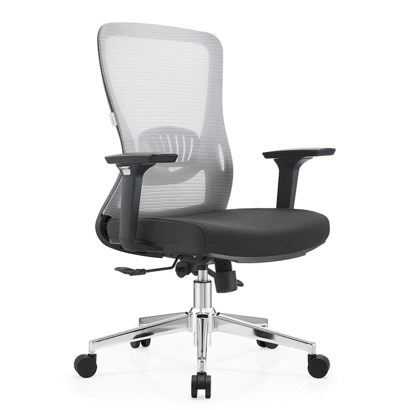 Cotton Office Chair with Mesh Mid-Back Series